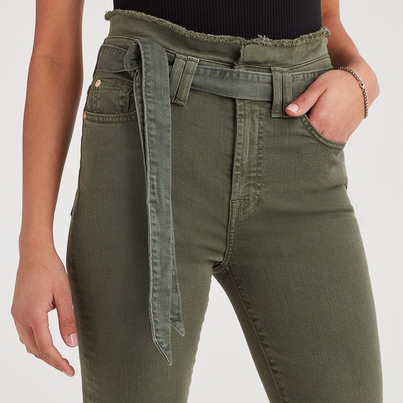 7 For All Mankind Paperbag Waist Pant - Picture 2 of 3